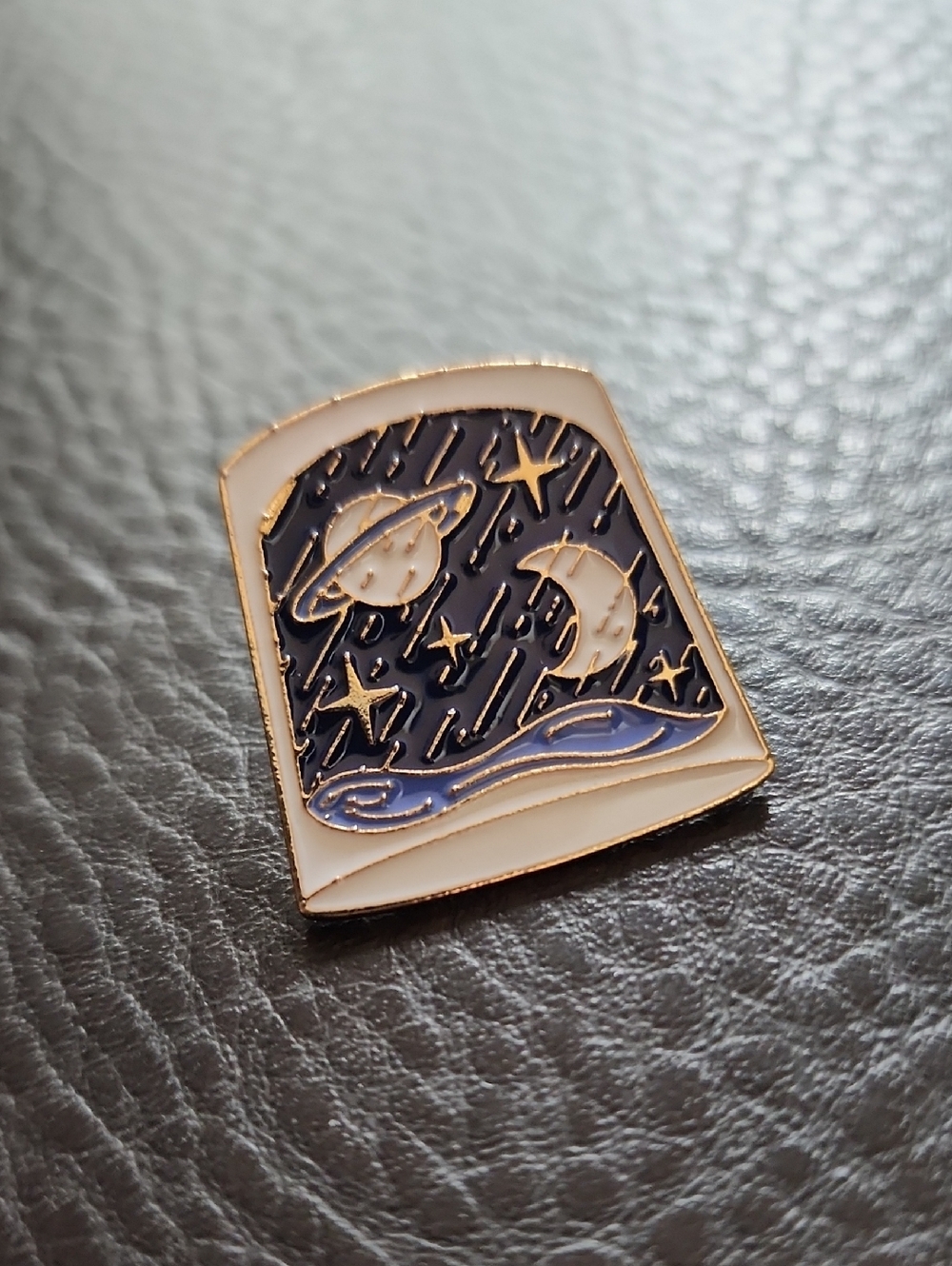 VTG Celestial Enamel Pin - Night Sky & Moon